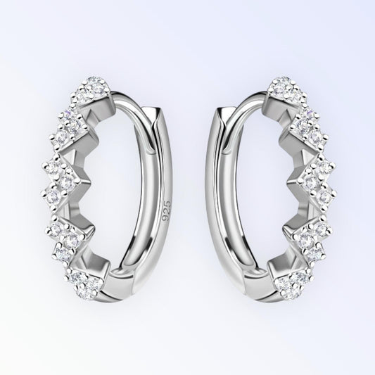 Heart Huggie Earrings